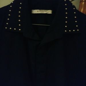 Givenchy Studded Color poplin shirt